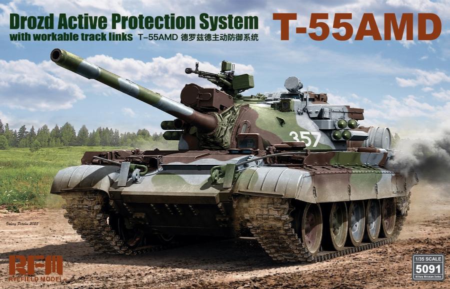 Ryefield 1/35 T-55AMD Drozd Active Protection System