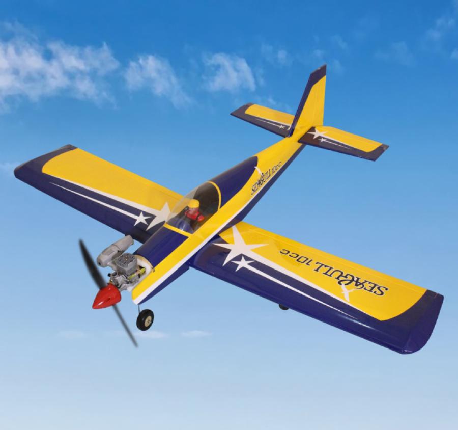 Seagull SEA10N - Sport Trainer V2 Low Wing 6.5-7.5cc ARF Airplane - 1440mm