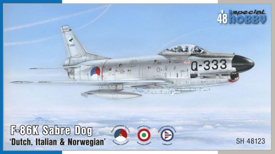 Specialhobby 1/48 F-86K Sabre Dog "Dutch, Italian and Norwegian"