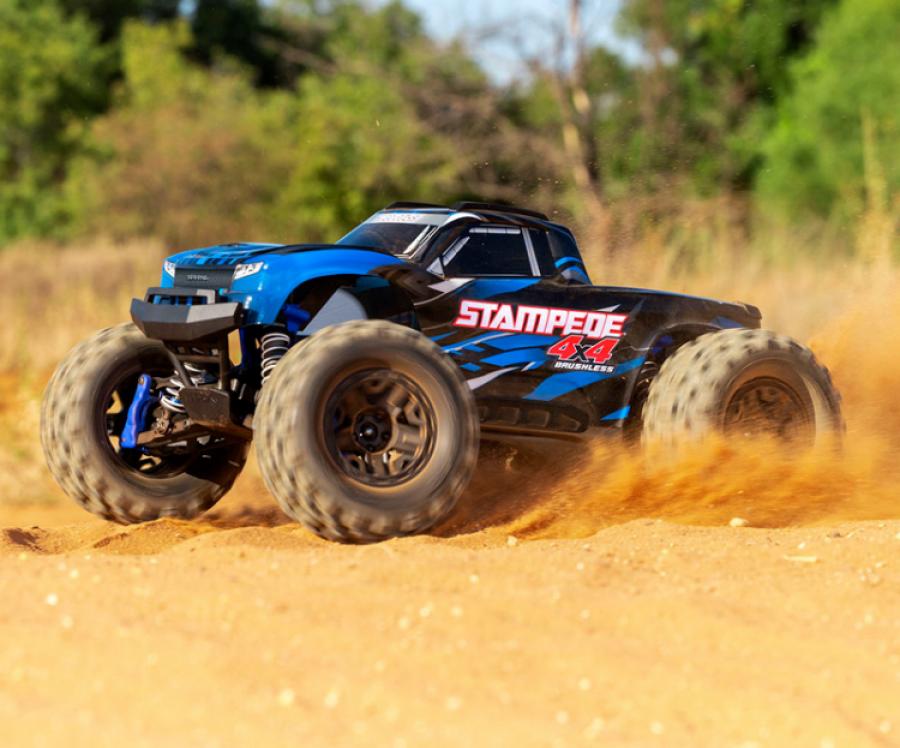 Stampede 4x4 1/10 RTR TQ BL-2s Blue *