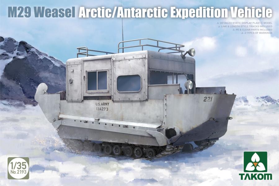 Takom 1/35 M29 Weasel Arctic/Antarctic Expedition Vehicle