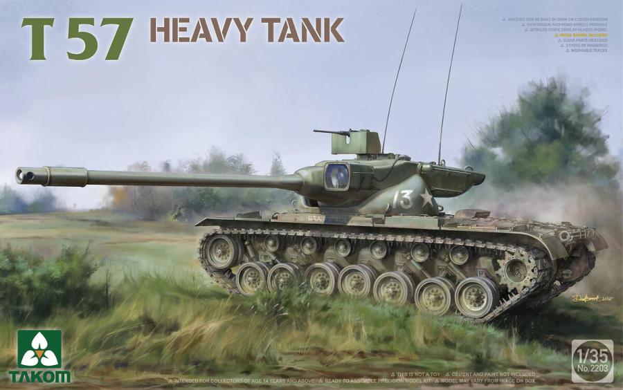 Takom 1/35 T57 Heavy Tank