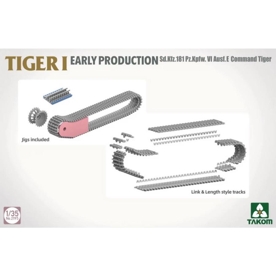 Takom 1/35 Tiger I  Early production Command Tiger (With Michael Wittmann Figure)