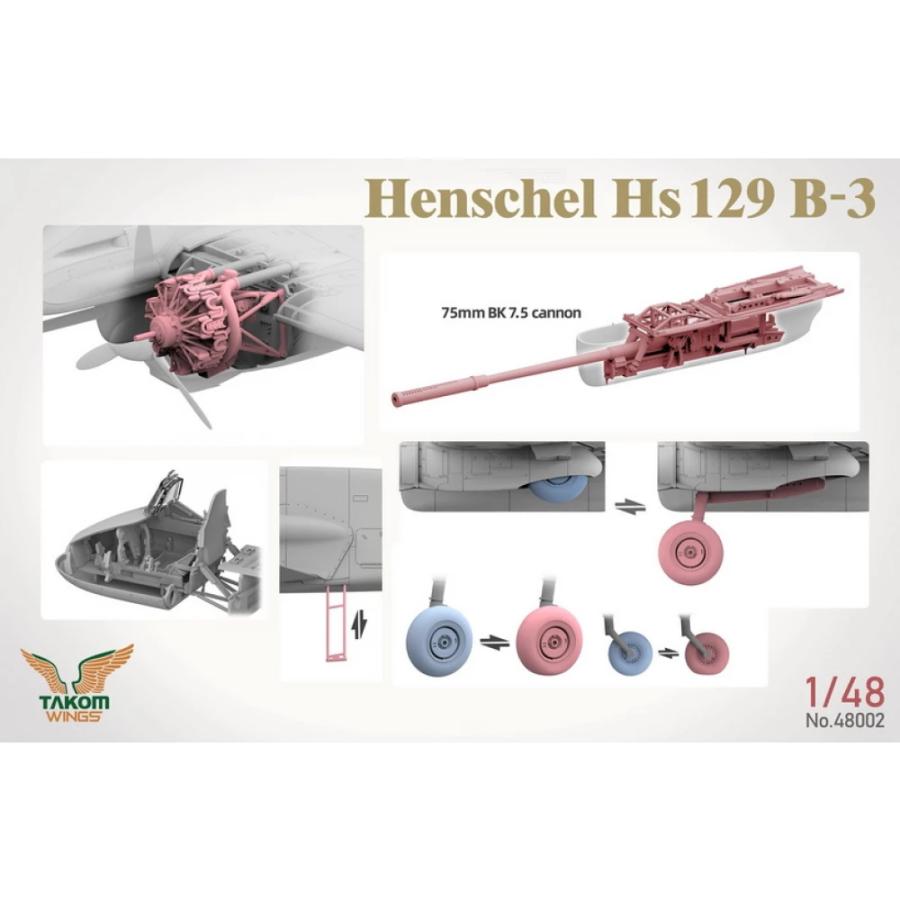 Takom 1/48 Henschel Hs 129 B-3 w/INTERIOR