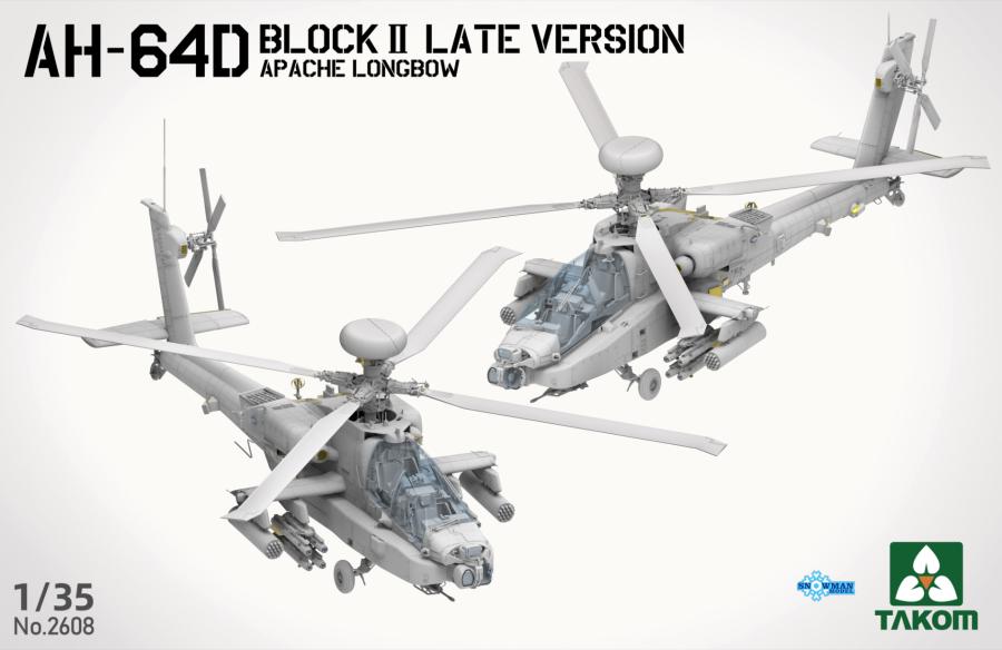 Takom 1/35 AH-64D Apache Longbow Block II Late Version