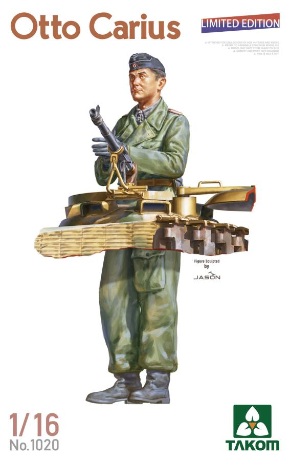 Takom 1/35 Tiger I Big Box Mid+Late+Mid/Otto Carius + 1/16 Otto Carius (Limited edition)