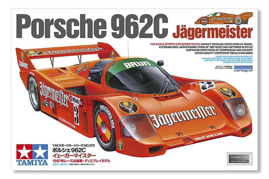 Tamiya 1/24 Porsche 962C Jagermeister