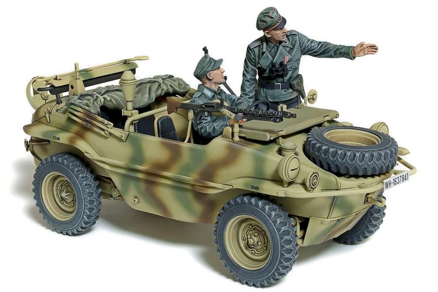 Tamiya 1/35 German Schwimmwagen Type 166 (Wide Wheel Version)