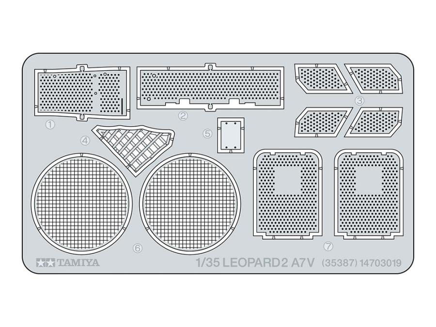 Tamiya 1/35 German Main Battle Tank Leopard 2 A7V pienoismalli