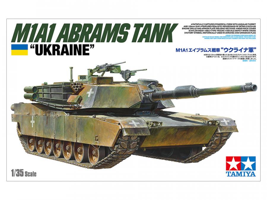 Tamiya 1/35 M1A1 Abrams Ukraine pienoismalli