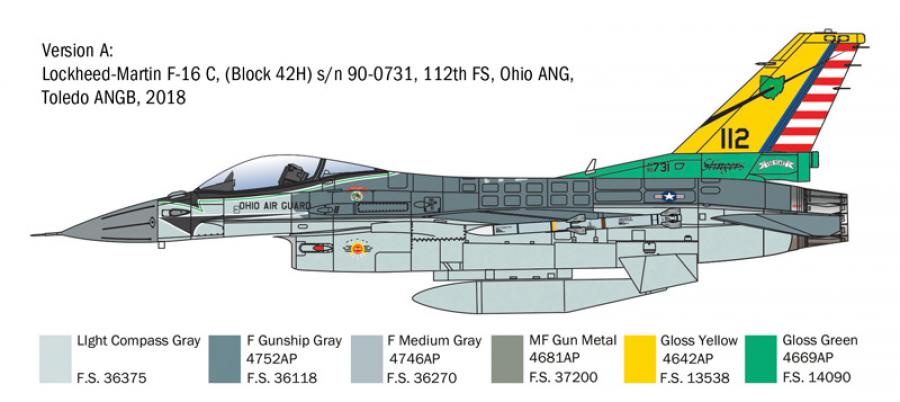 Italeri 1:48 F-16C Fighting Falcon