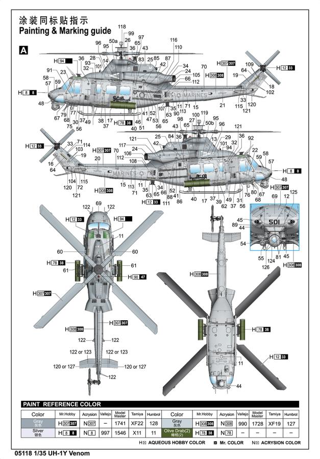 Trumpeter 1/35 UH-1Y Venow