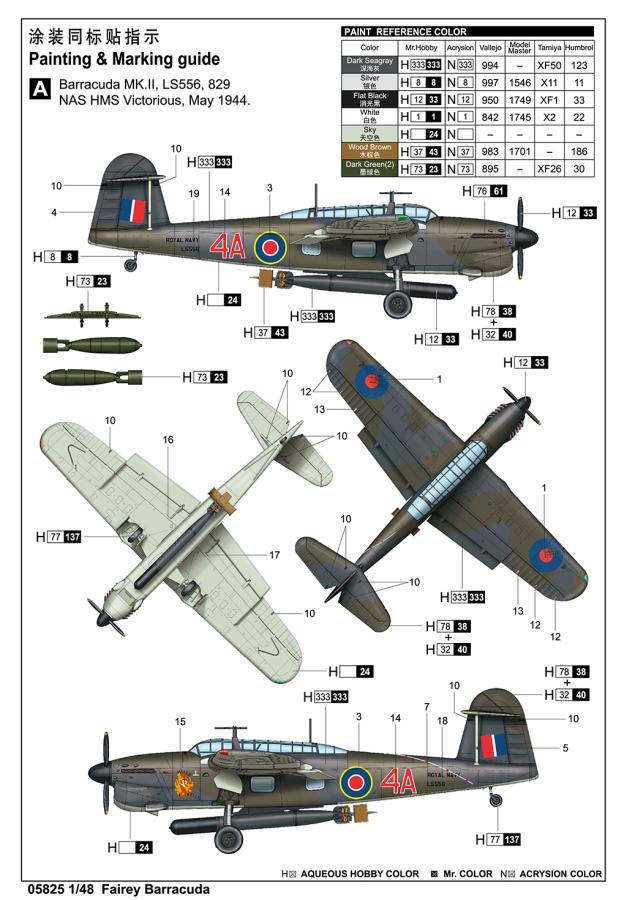Trumpeter 1/48 Fairey Barracuda
