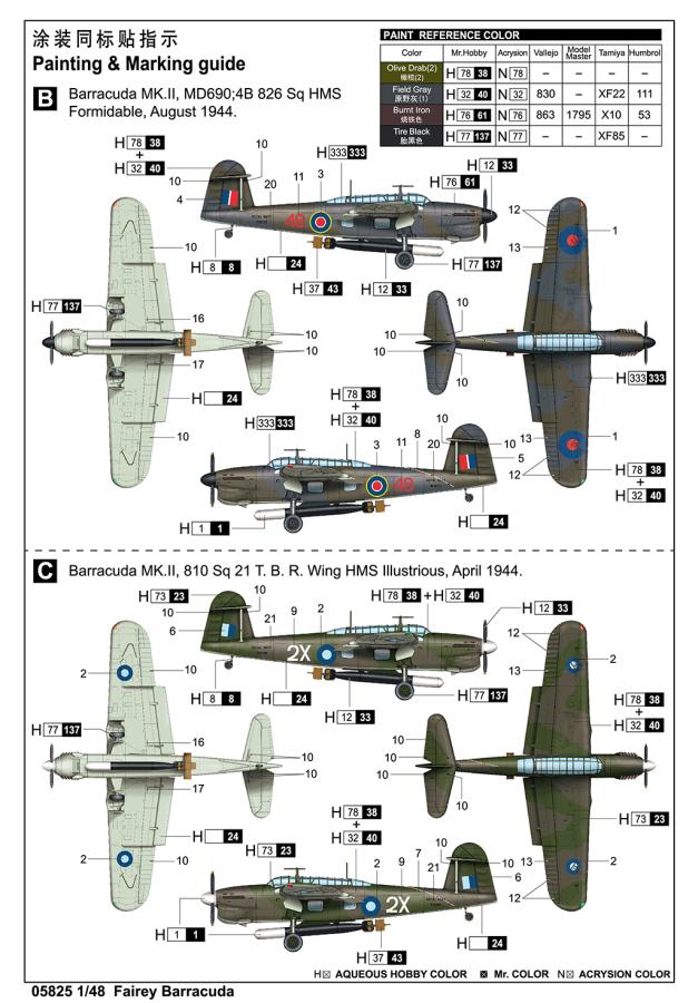 Trumpeter 1/48 Fairey Barracuda