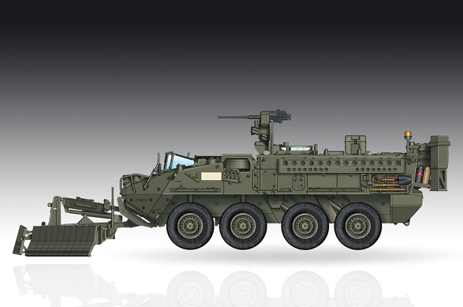 Trumpeter 1/72 M1132 Stryker Engineer Squad Vehicle w/SMP&AMP
