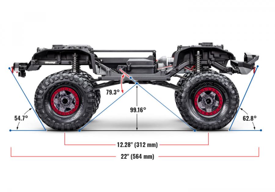 TRX-4 Sport Scale Crawler High TrailTruck 1/10 RTR Blue *