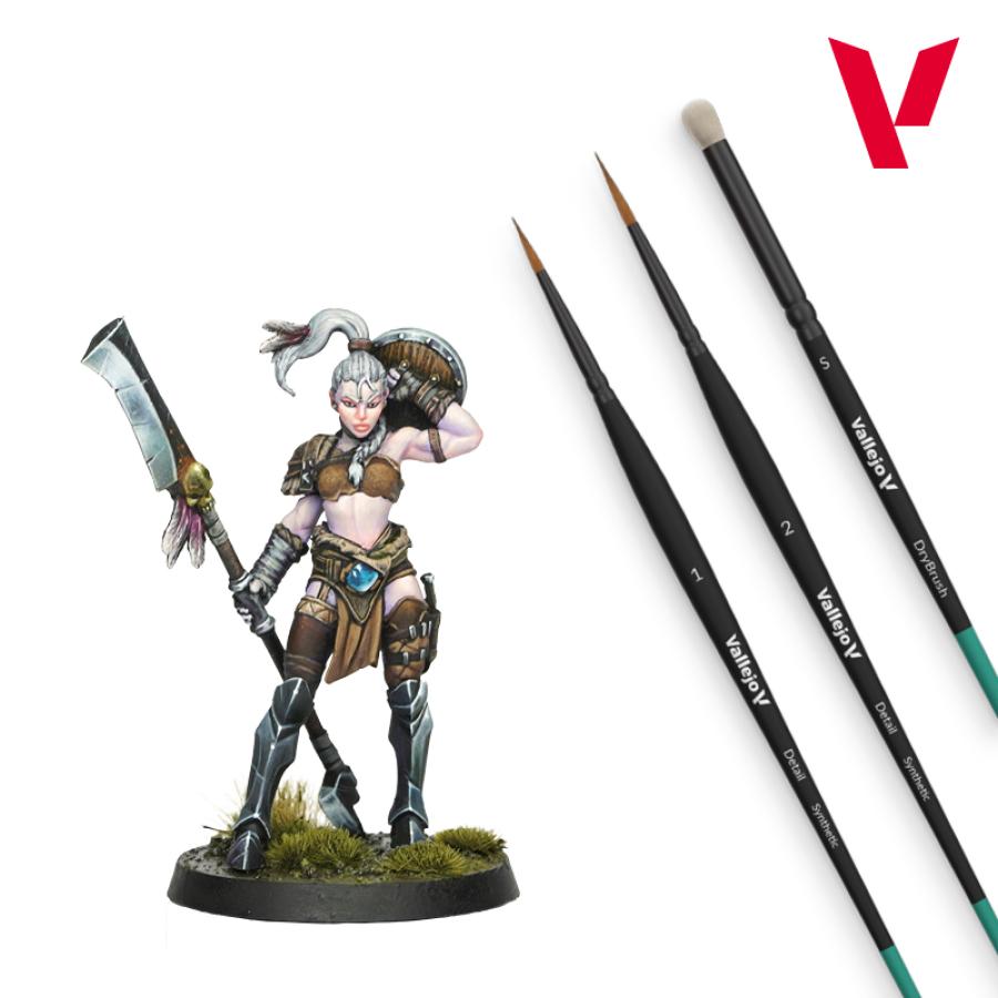 Vallejo Color BSL System 48x18ml, 3 brushes, 1 miniature