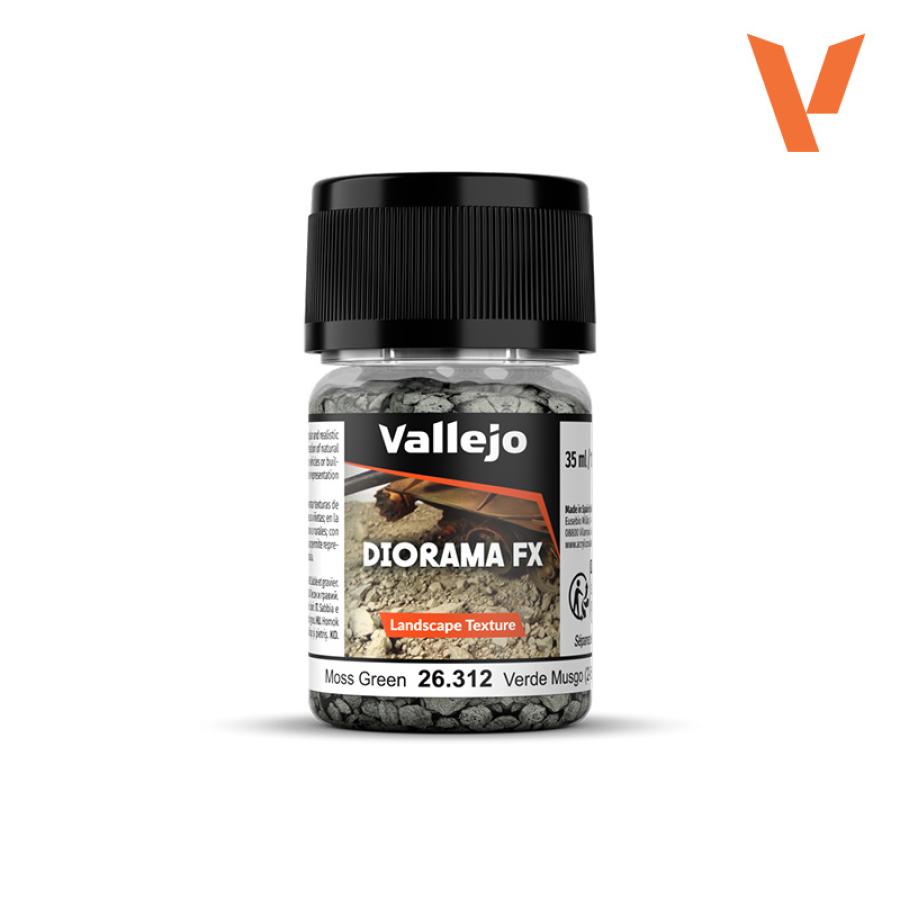 Vallejo Diorama FX Moss green 2-5mm, 35ml