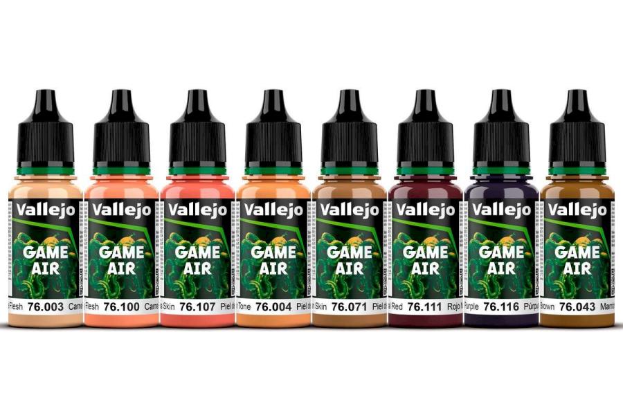 Vallejo Face painting set 8 x 18ml (Game Air set)