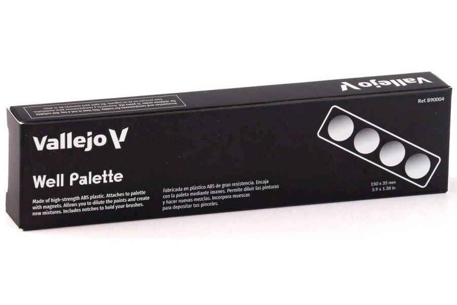 Vallejo Well palette with magnet attachment 149x34x13mm