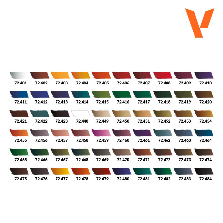 Vallejo Xpress color Artist's selection case (60x18ml)