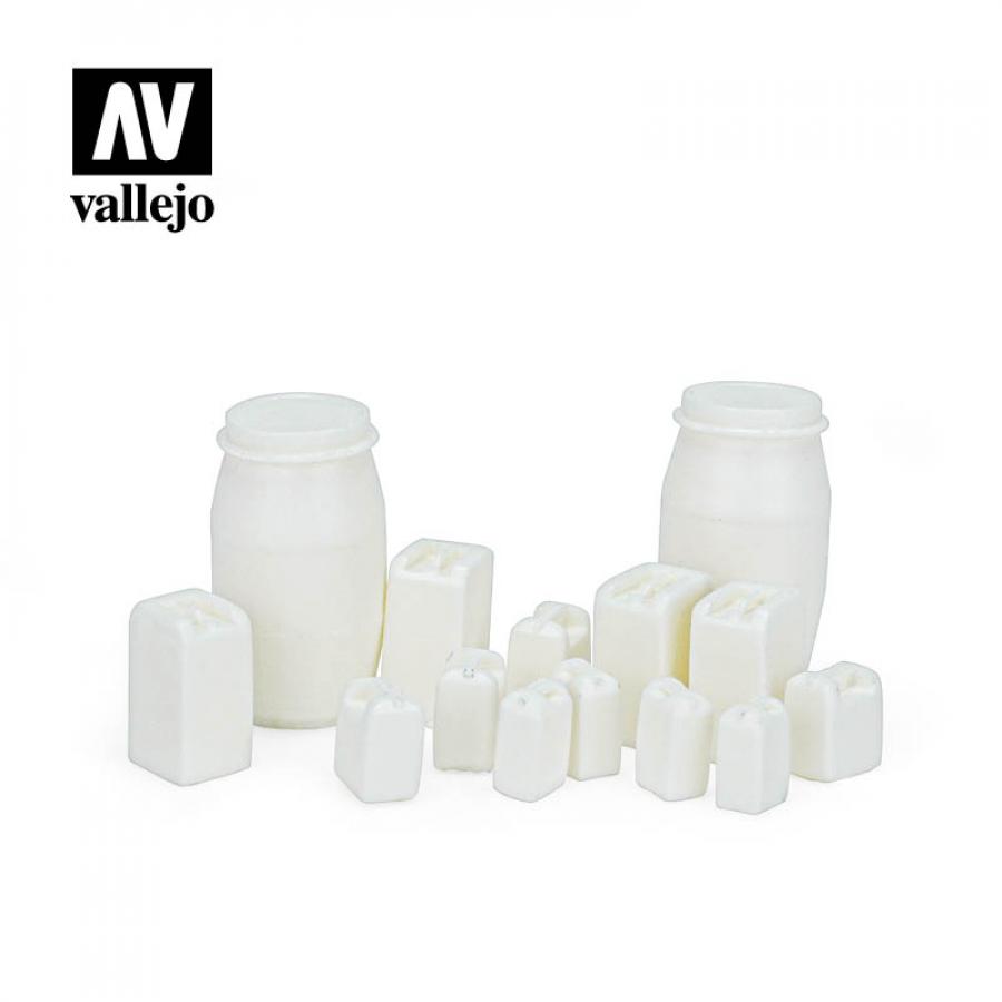 Vallejo 1/35 Assorted Modern Plastic Drums set #2 (14 pcs)