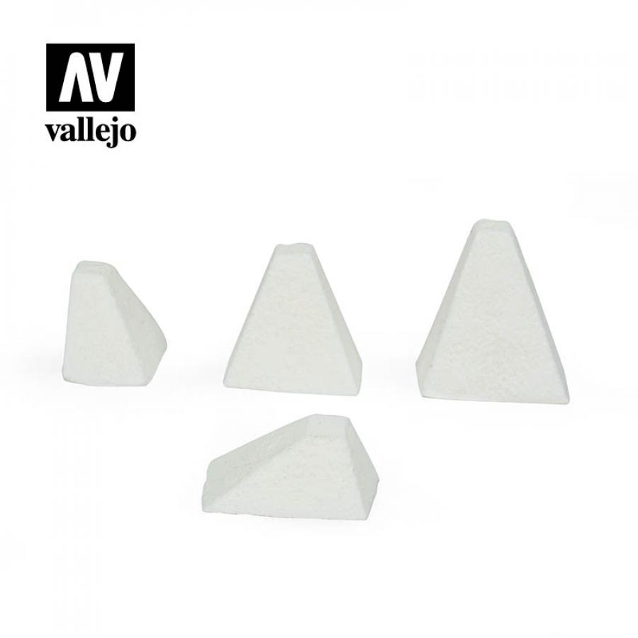 Vallejo 1/35 Höckerhindernis “Type 38” (Anti-Tank Barriers) (4pcs)