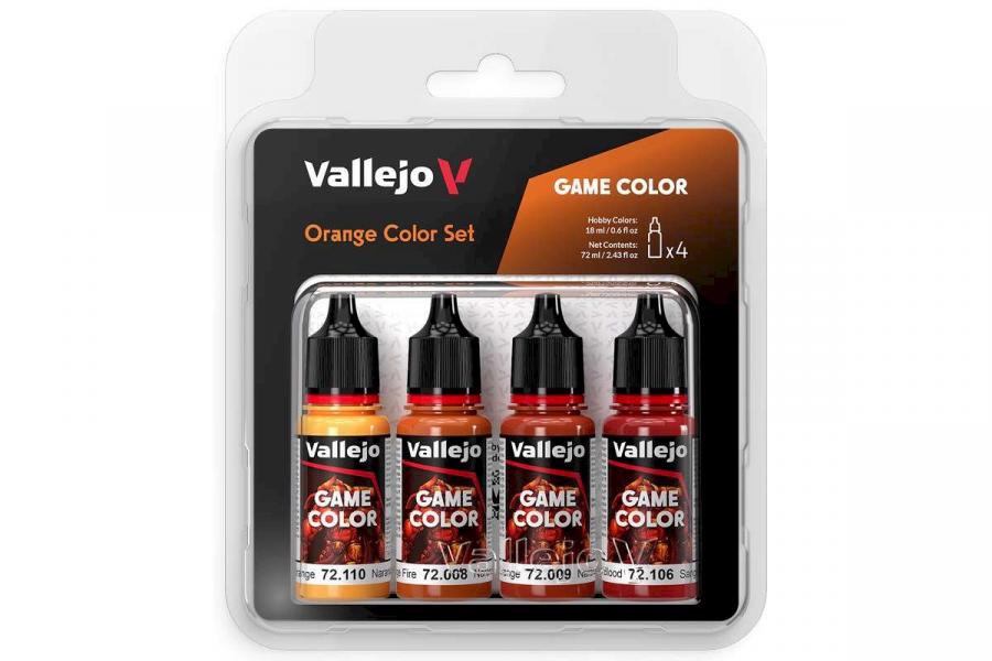 Vallejo Game Color, orange color set 4x18ml
