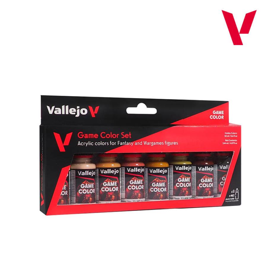 Vallejo Game Color Skin Tone set 8 x 18ml maalisetti
